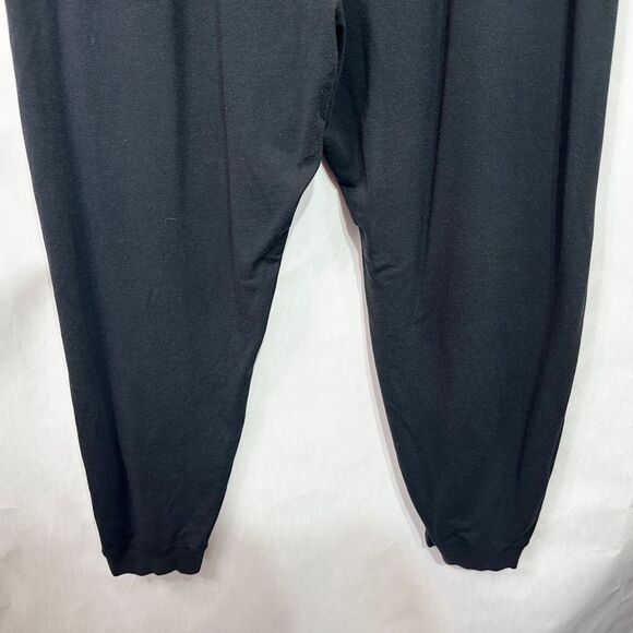 Nike Yoga Pants Size XXL Black Drawstring Knit Jogger Pockets Elastic 1498 - Picture 6 of 8